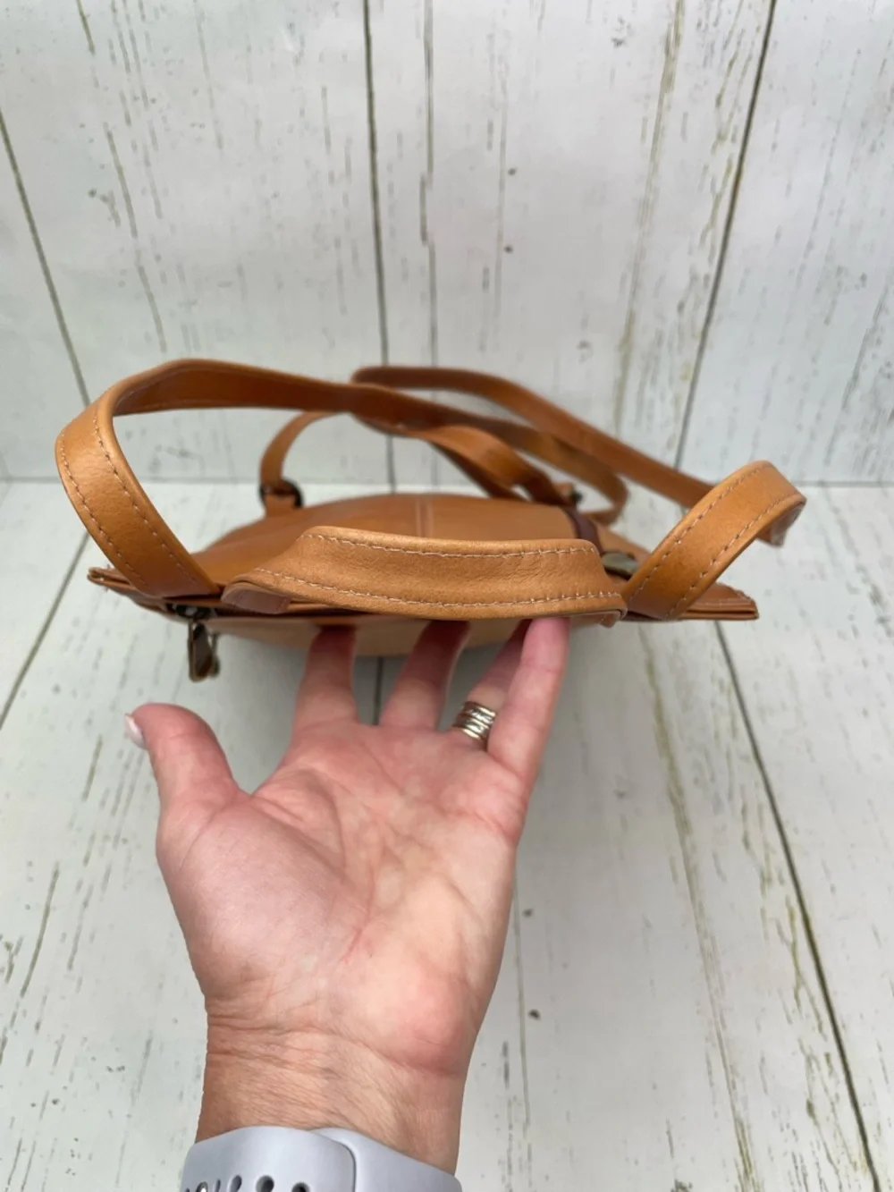 Le Donne Leather Backpack Purse - Picture 16 of 16
